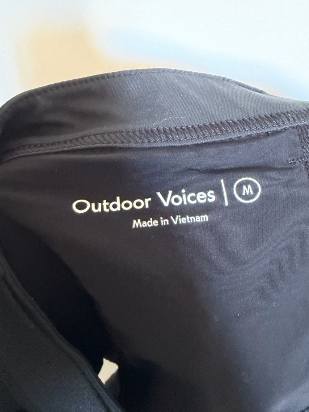 Outdoor Voices Black Belted Rec Trek Athletic Skort size Medium EUC - Picture 6 of 7